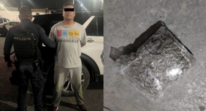 Detienen a hombre por transportar droga tras persecución entre Guadalupe y Apodaca