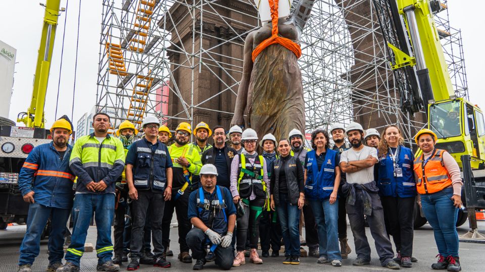 Restauración del Arco de la Independencia.