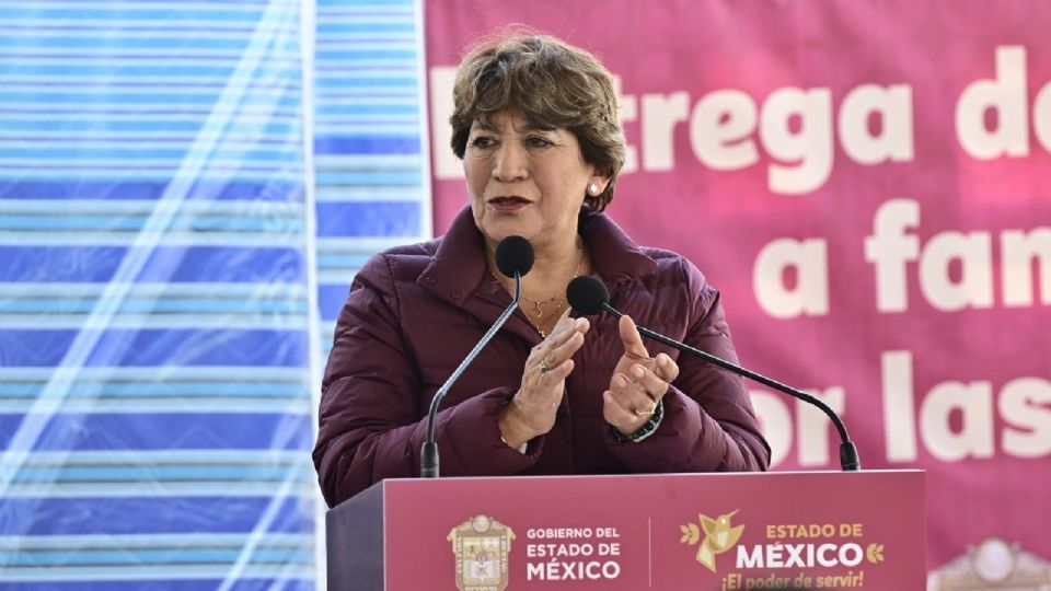 Delfina Gómez Álvarez, gobernadora del Estado de México.