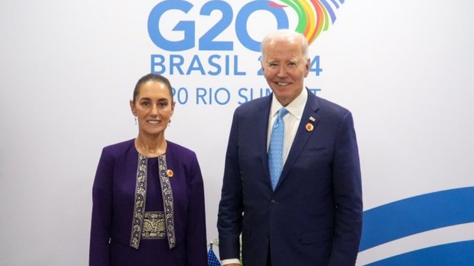 Claudia Sheinbaum, presidenta de México se reunió con Joe BIden, presidente de EU.