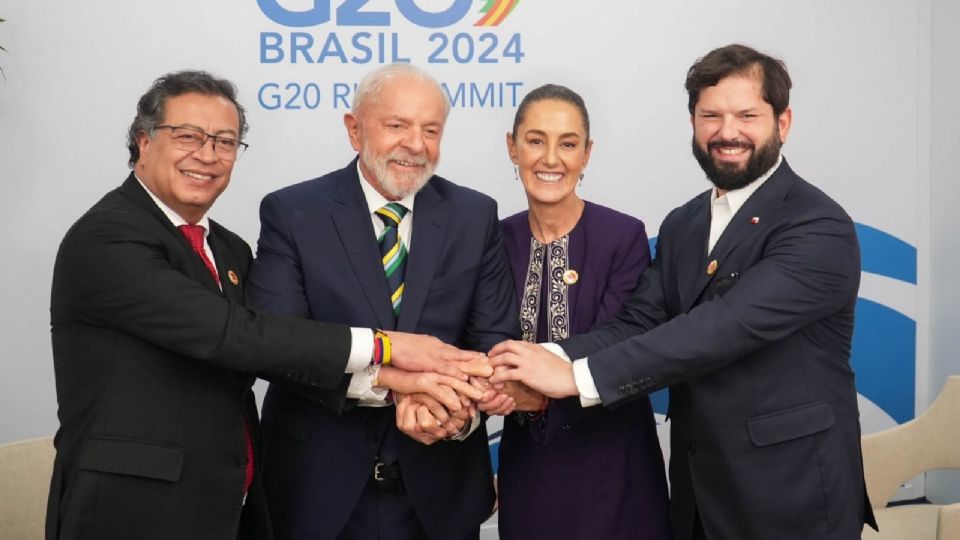 Claudia Sheinbaum en reunión del G20.