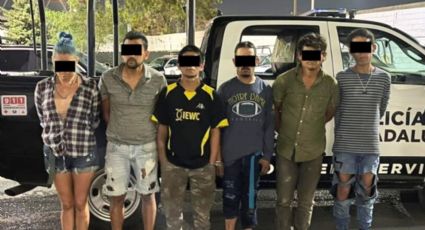 Capturan a seis integrantes de célula delictiva en Guadalupe con 53 bolsas de droga