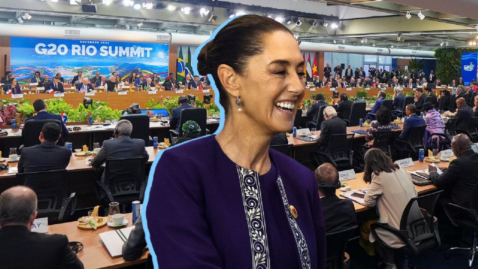 La presidenta Claudia Sheinbaum participó en la Cumbre del G20 en Brasil.