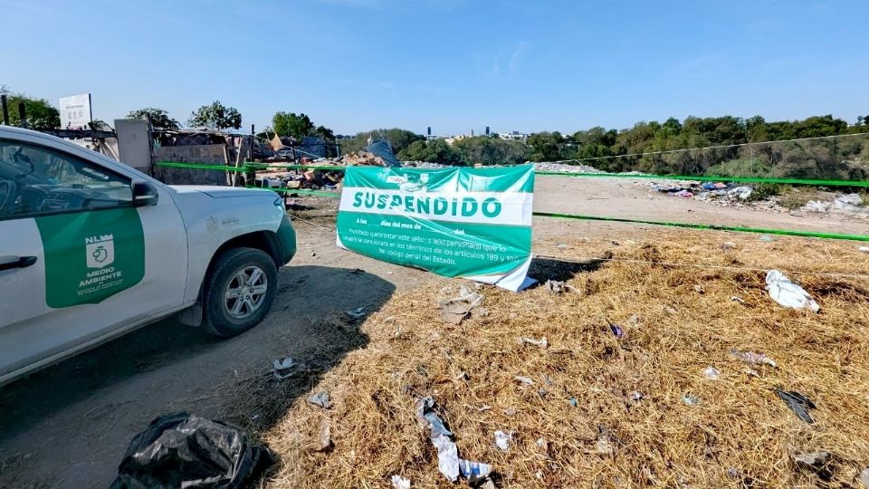 Clausuran dos tiraderos de basura cerca del río Santa Catarina