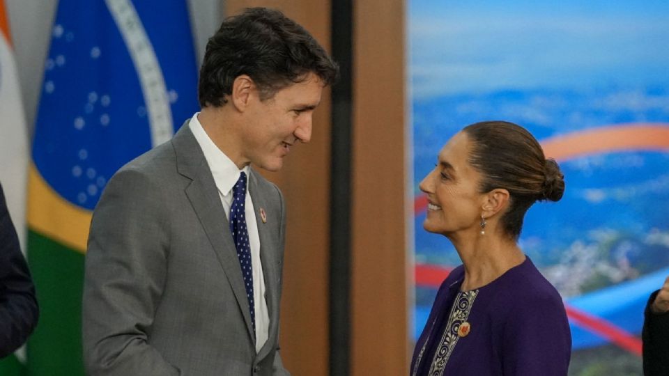 Claudia Sheinbaum, presidenta de México, le respondió a Justin Trudeau, primer ministro de Canadá.