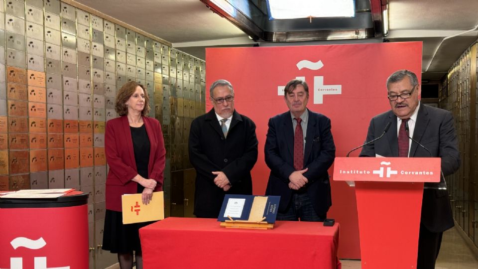 A partir de este 18 de noviembre de 2024, el archivo se encuentra en la caja número 1633 de la Caja de las Letras del Instituto Cervantes, en la capital española.