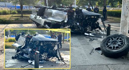 Ahora en Guadalajara: Cybertruck choca y deja 4 personas lesionadas; así quedó la lujosa camioneta | VIDEO