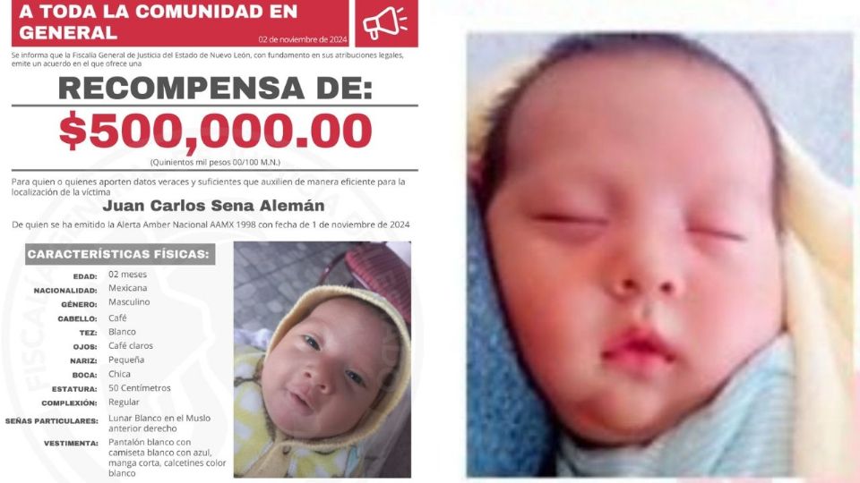 Recompensa de 500 mil pesos a quien dé información sobre su paradero.