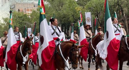 Destaca papel de la mujer en el desfile de aniversario de la Revolución Mexicana