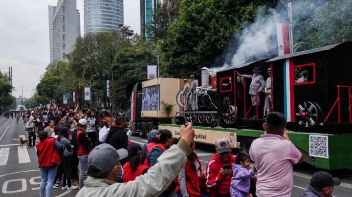 Refrendan fuerzas armadas lealtad a la presidenta durante ceremonia del 114 aniversario de la Revolución