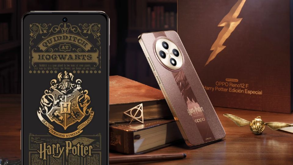 El Oppo Reno 12 F edición Harry Potter es un nuevo celular que busca enamorar a los fans de esta saga.