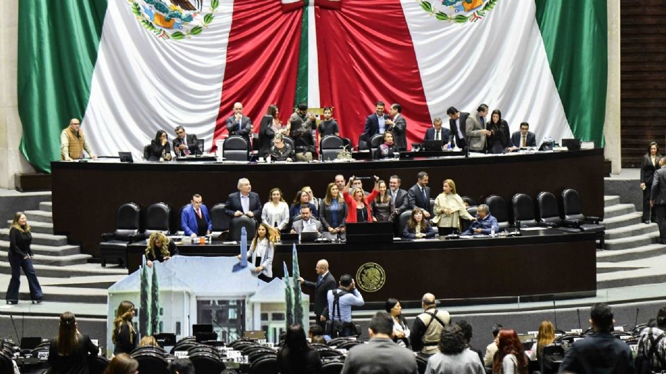 Sesión en la Cámara de Diputados sobre la eliminación de organismos autónomos.