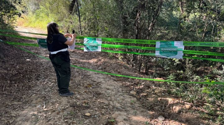 Suspende Secretaría de Medio Ambiente sitio ubicado en carretera Montemorelos- Rayones