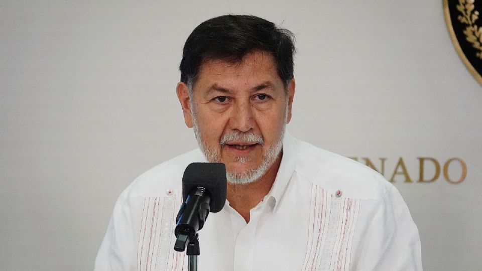 Gerardo Fernández Noroña, presidente de la Mesa Directiva del Senado de la República.