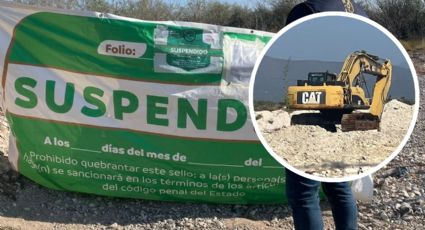 Por contaminar el aire suspenden extracción de material pétreo en Ciénega de Flores