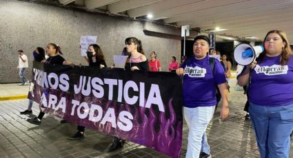 25N: Marchan para visibilizar la violencia contra las mujeres en Nuevo León