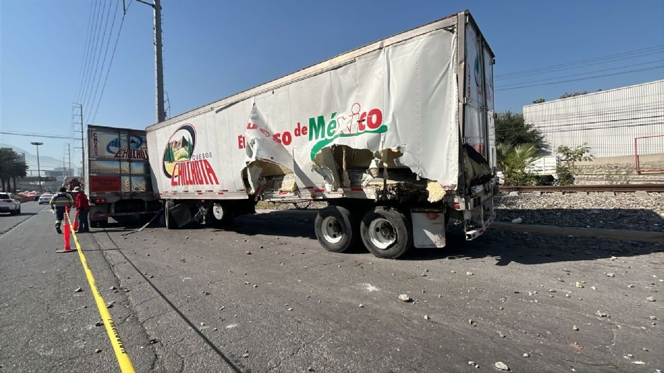 El percance ocurrió en el Bulevar Díaz Ordaz, en Monterrey.