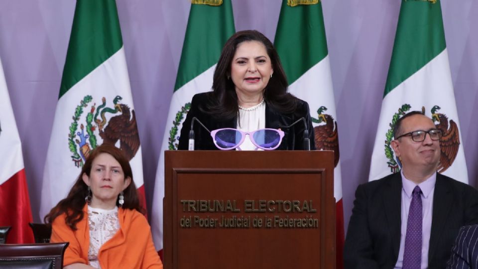 Mónica Soto, presidenta del TEPJF.