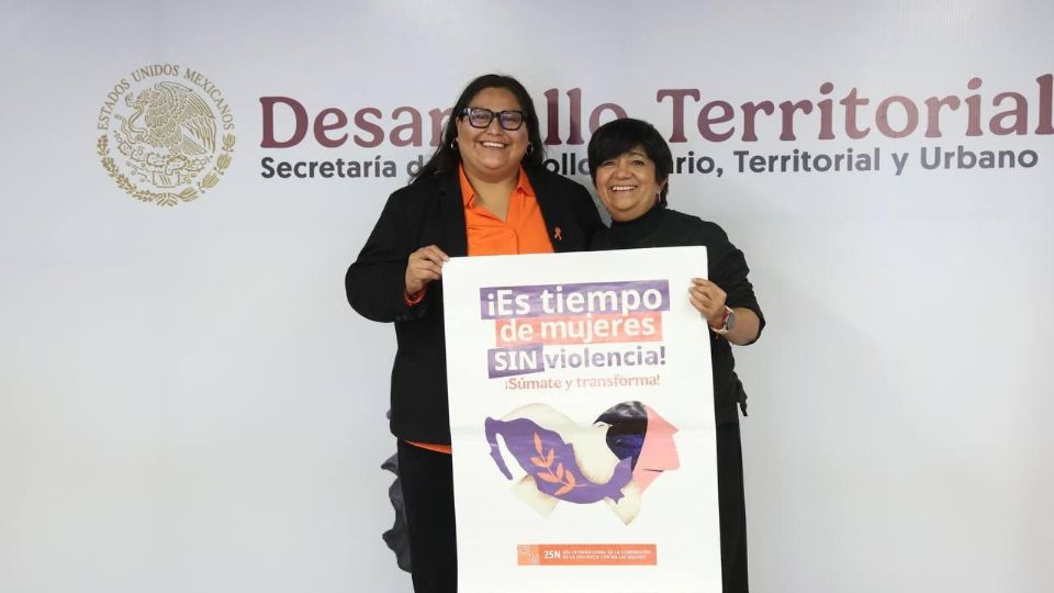 Citlalli Hernández Mora explicó que la campaña nacional: Es Tiempo de Mujeres sin Violencia, Súmate y Transforma, busca erradicar la violencia de género.