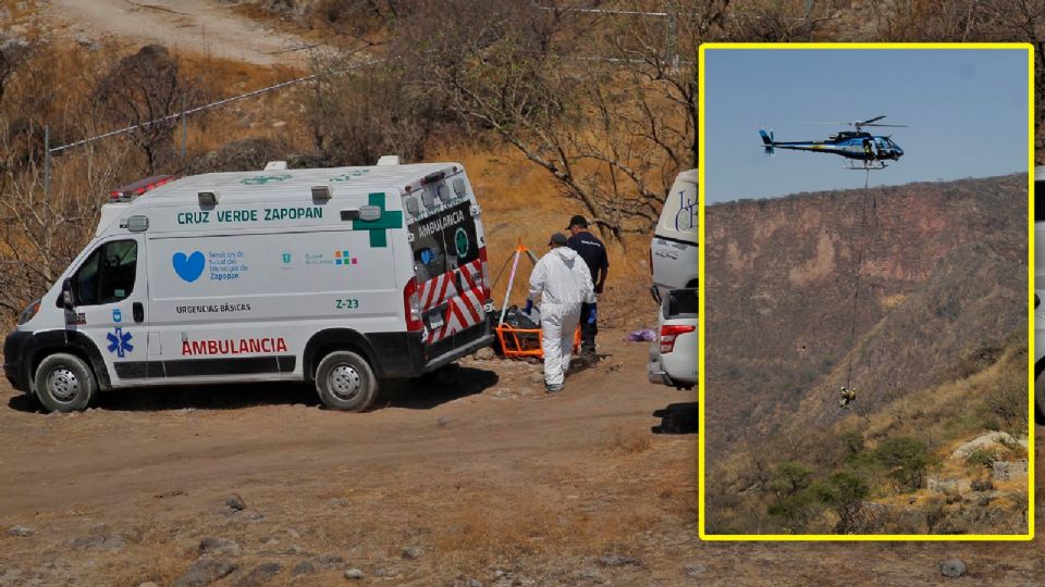 Ahora van por recuperar más de las nueve bolsas ya ubicadas por la autoridad en la barranca del Tempisque, Jalisco.