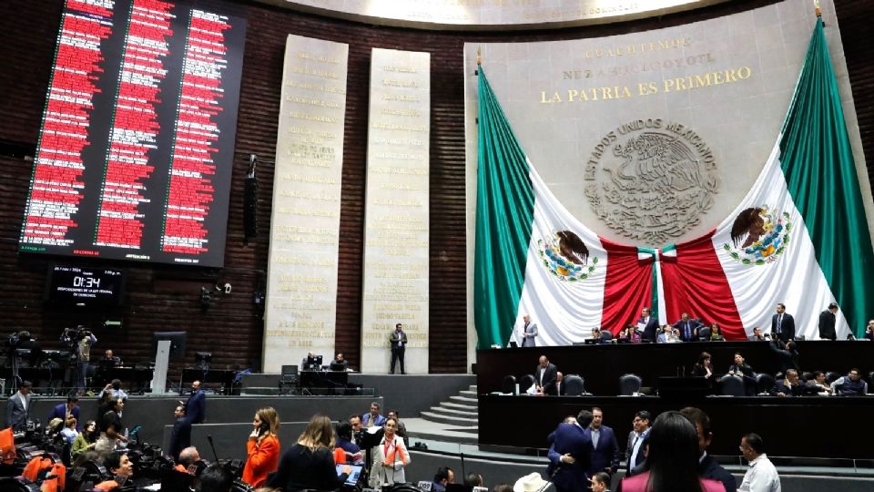 Sesión en la Cámara de Diputados.