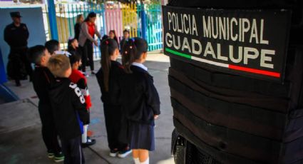 Mini patrulla de policía es estrenada en kínder de Guadalupe