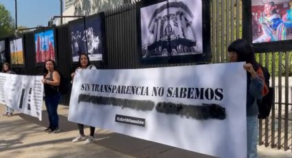 Organizaciones protestan en el Senado ante desaparición del INAI