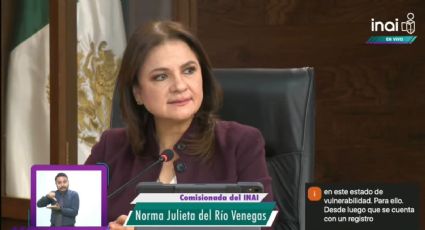 Legisladores comprenderán al tiempo lo que hicieron con la extinción del INAI: Julieta del Río