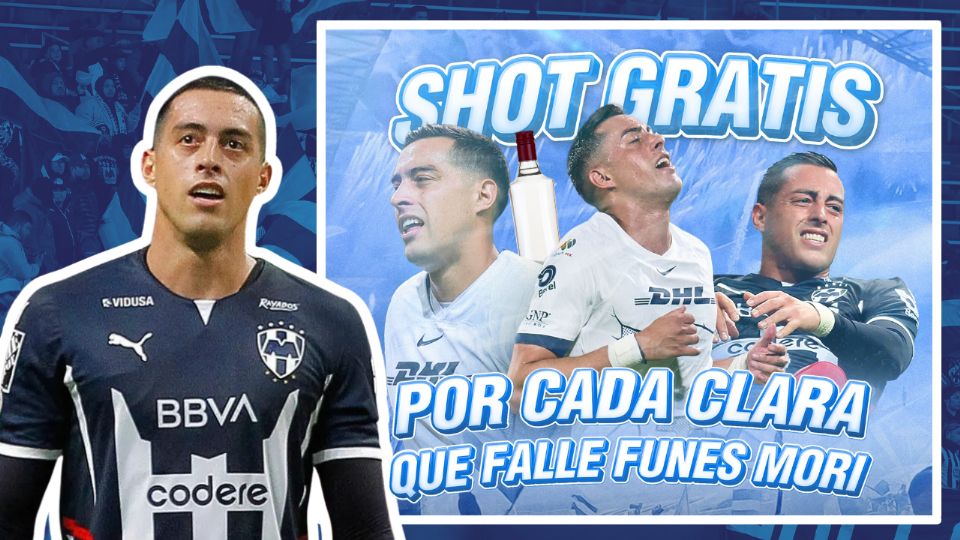 Rayados vs Pumas: Este bar de Monterrey ofrecerá shot gratis cada que Funes Mori falle