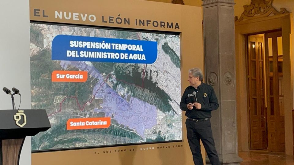 El funcionario explicó que el suministro de agua se restablecerá gradualmente, con afectaciones más prolongadas en las zonas altas.