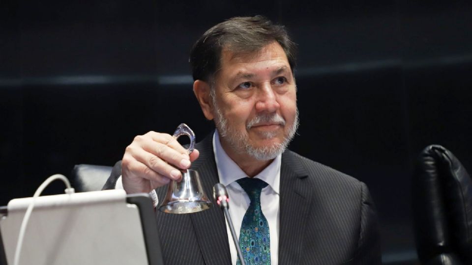 Gerardo Fernández Noroña, presidente de la Mesa Directiva del Senado de la República.