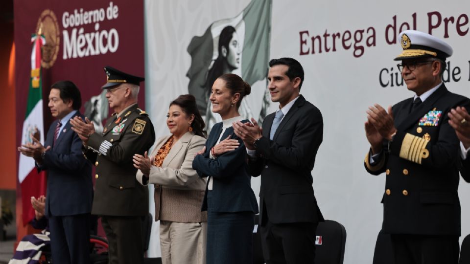 Claudia Sheinbaum, presidenta de México, entrega del Premio Nacional del Deporte 2024.