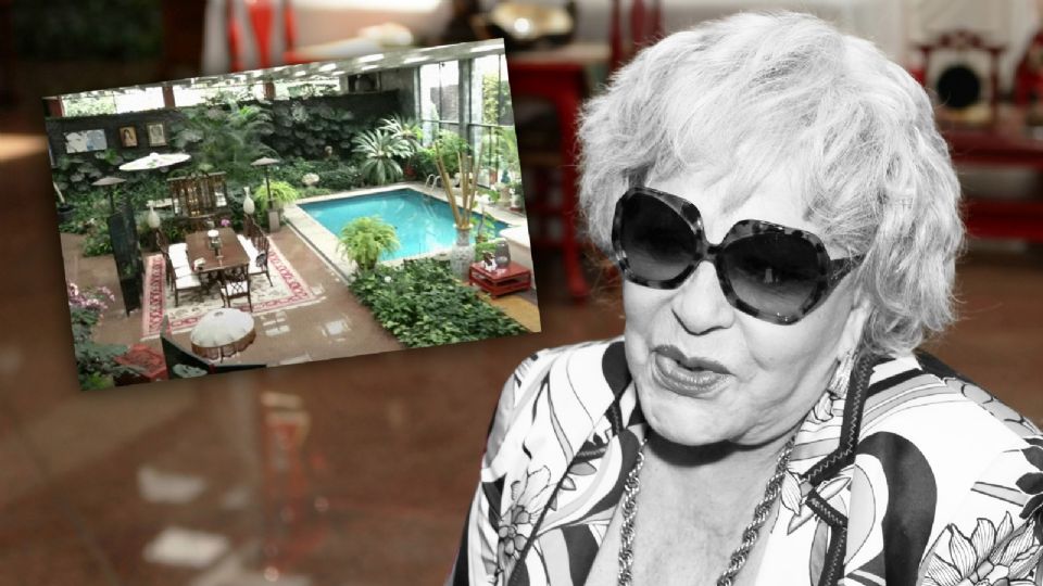 Así era la lujosa casa de Silvia Pinal al sur de la CDMX.