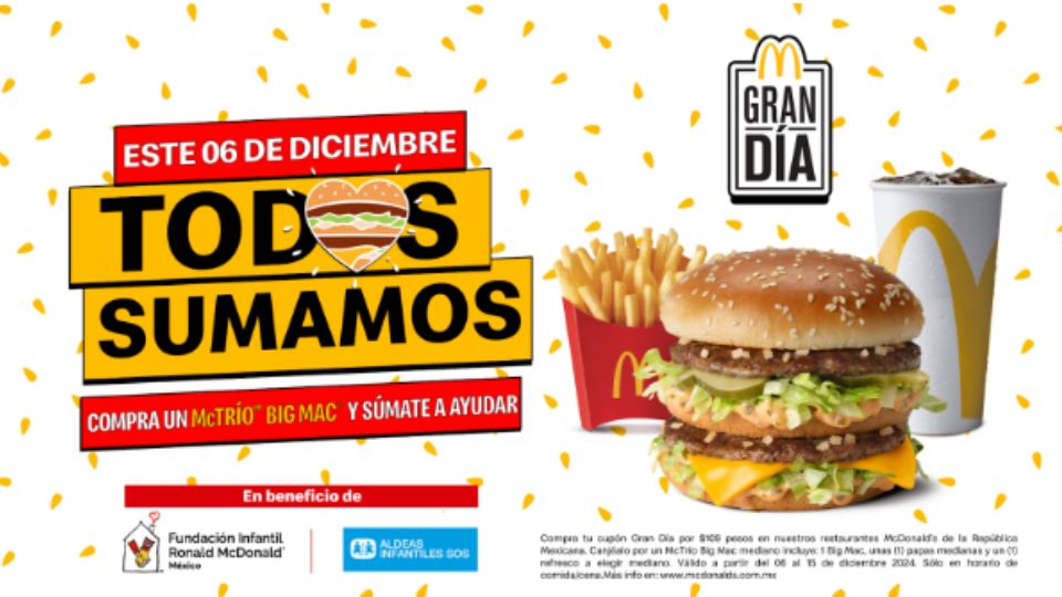 McDonald's México nos convoca a unir esfuerzos para ayudar a quienes más lo necesitan.