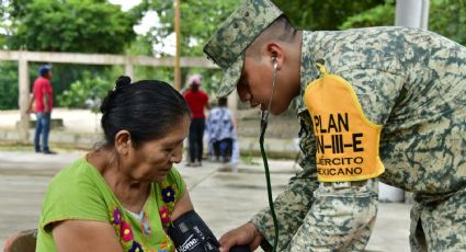 Sedena mantiene Plan DN-III en 13 municipios de Veracruz afectados por Nadine