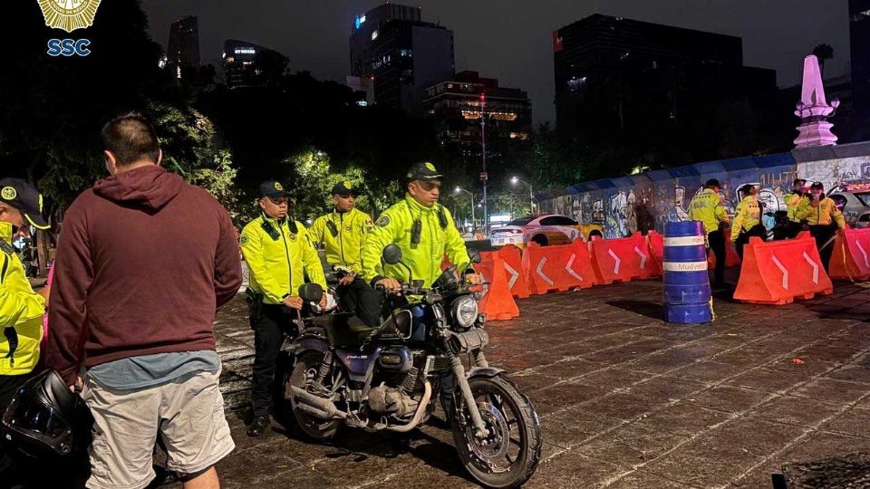 Suman 931 motocicletas remitidas al corralón en tres noches.