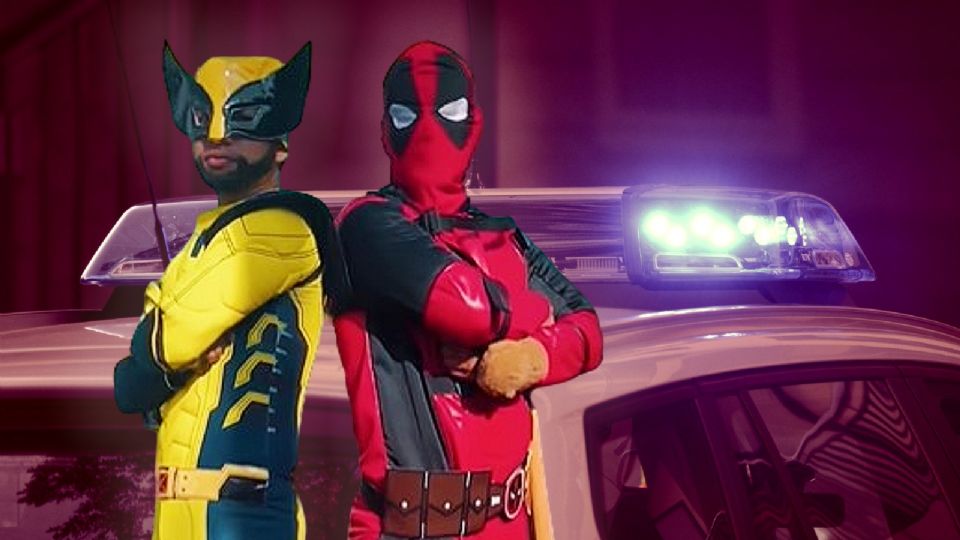 Policías vestidos de ‘Wolverine’ y ‘Deadpool’ desmantelan grupo criminal.