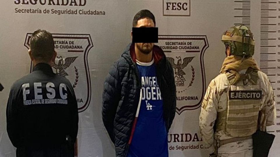 Detenido en Baja California.