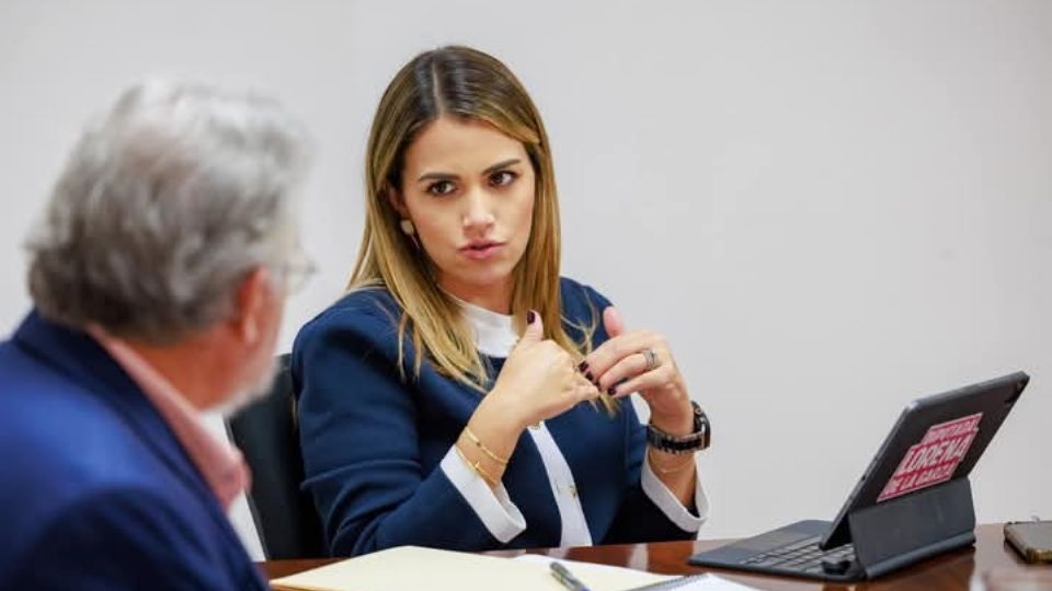 Lorena de la Garza, presidenta y diputada del Congreso de Nuevo León.