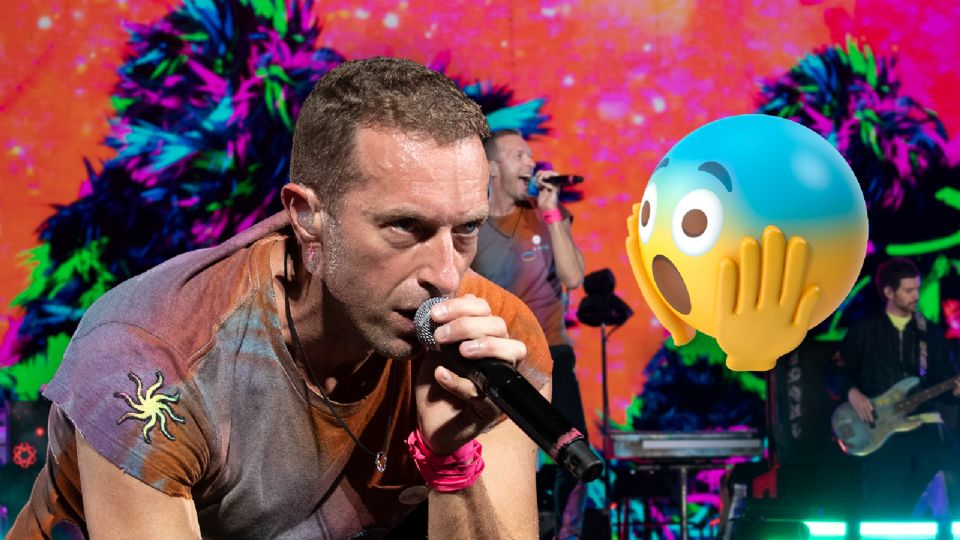 Chris Martin es el vocalista de la banda británica Coldplay.