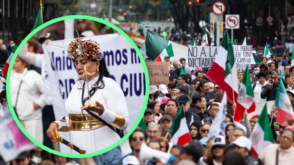 Estudiantes y sociedad civil protestan frente a la Suprema Corte contra la Reforma Judicial.