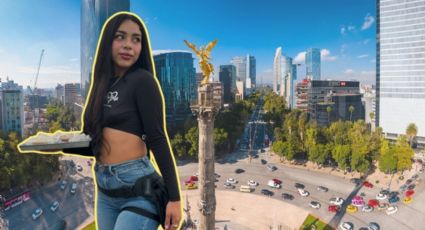 Lady Pays es vista en la Ciudad de México vendiendo sus populares postres