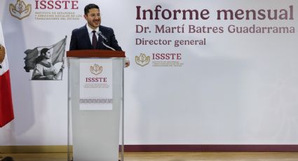 Rinde Martí Batres primer informe mensual como director del Issste