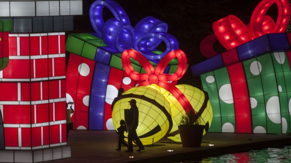 Luztopía sorprende año con año con sus decoraciones navideñas.