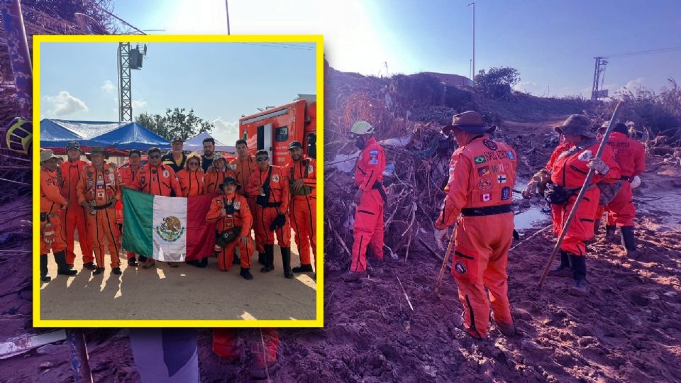 Topos Azteca Birta ayudan en desastre en Valencia, España.