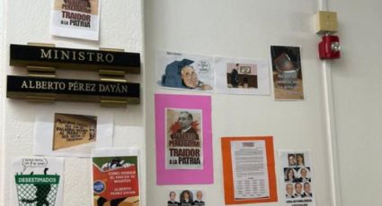 Colocan memes en oficina de Pérez Dayán