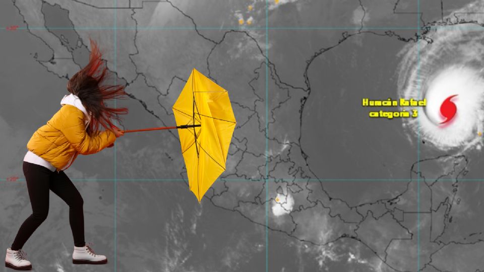 El huracán Rafael se convirtió en categoría 3 y se localiza al norte de la Península de Yucatán.