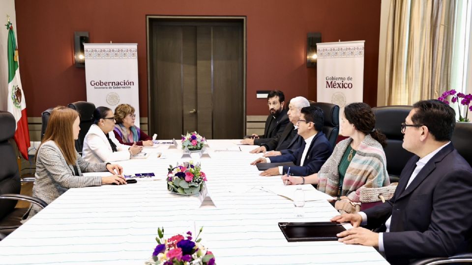 La secretaria Rosa Icela estuvo presente en la reunión.