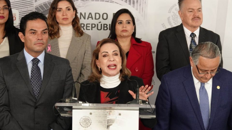 Guadalupe Murguía, coordinadora de la bancada del PAN en el Senado de la República.