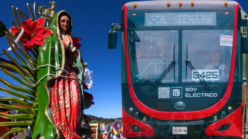 Los días 11 y 12 de diciembre el servicio del Metrobús de la CDMX se verá afectado por las fiestas a la Virgen de Guadalupe.